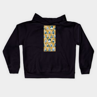 Inspiring women - navy-mustard Kids Hoodie